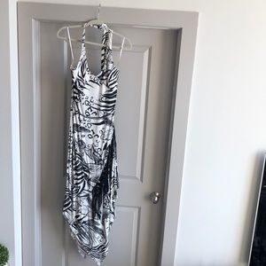 Karen Millen Long Dress Black/White